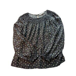 Sonoma Medium flower shirt long sleeves